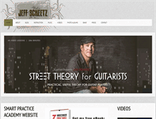 Tablet Screenshot of jeffscheetz.com